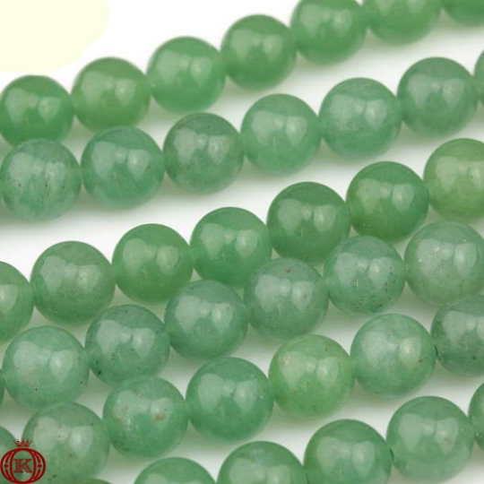 green aventurine gemstone beads