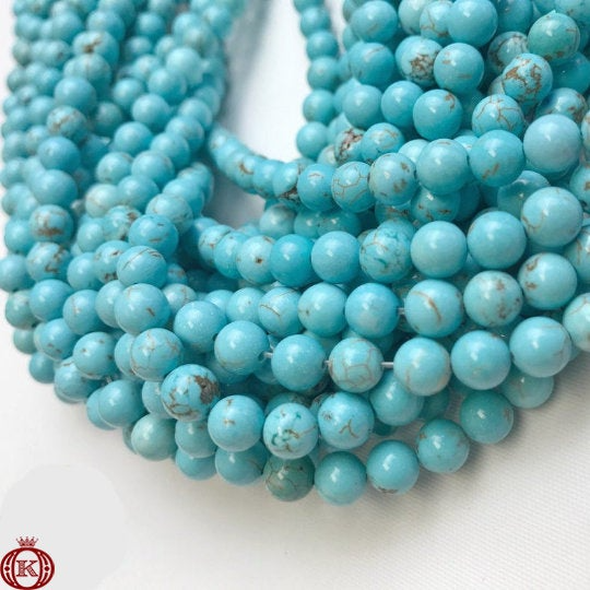 turquoise magnesite gemstone beads