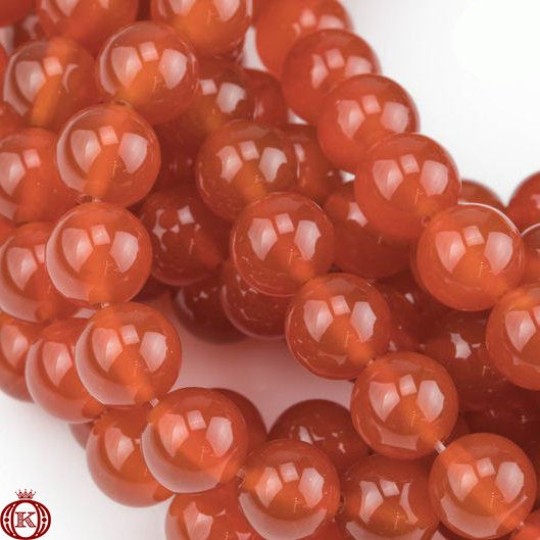 wholesale orange carnelian gemstone beads