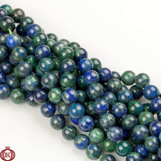 chrysocolla gemstone bead strands
