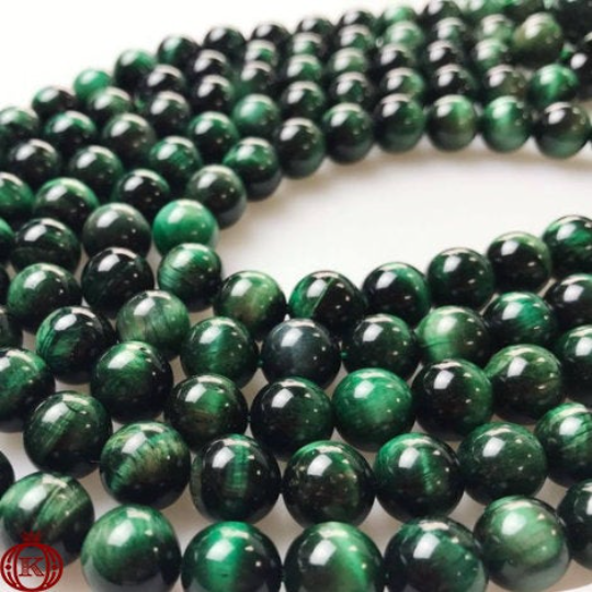 bulk green tiger eye gemstone beads