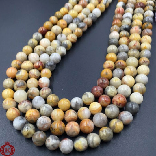 crazy agate gemstone beads
