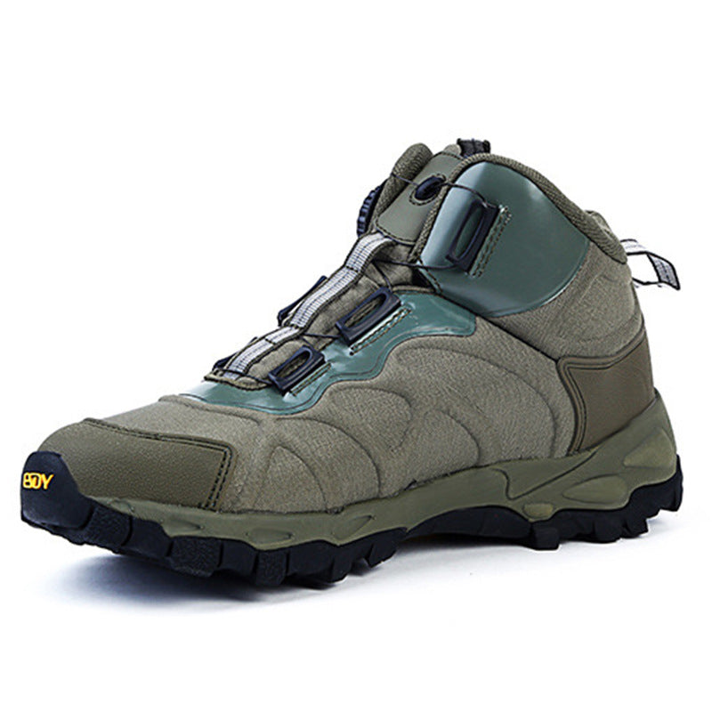 army green athletic hiking boots