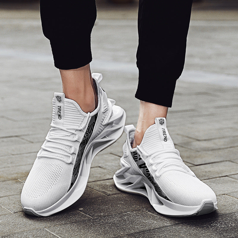 white air sole sneakers