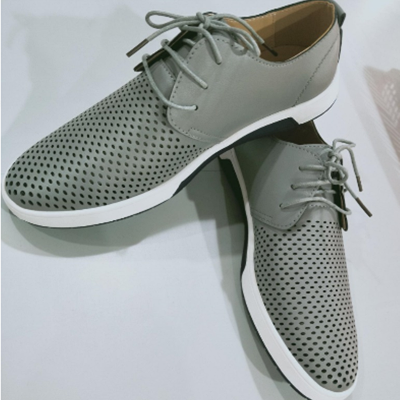 gray casual oxford loafers