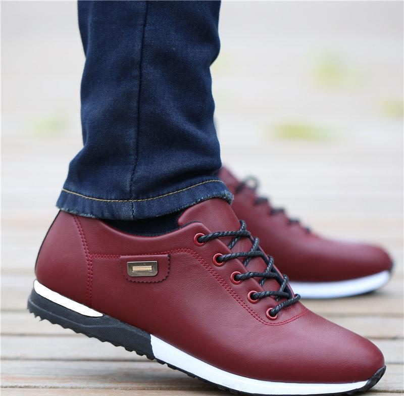 burgundy red italian loafers