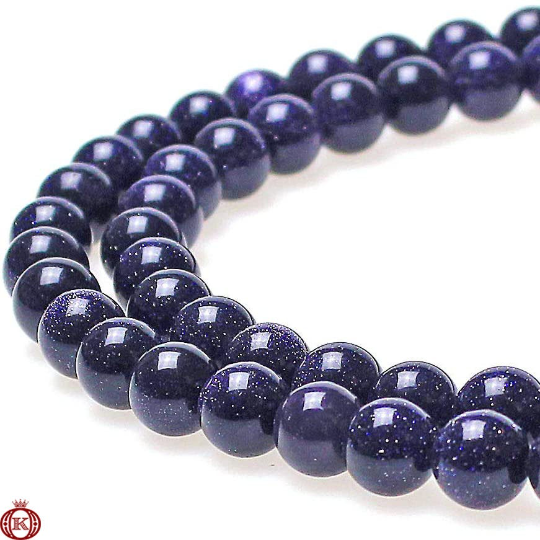 blue sandstone gemstone beads