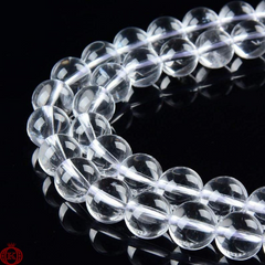 Clear Quartz Beads Smooth Round - 4mm - Beads