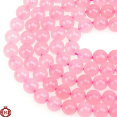 Rose Quartz Beads Smooth Round - 4mm - Beads