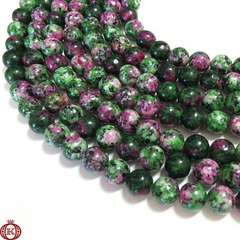 Zoisite Beads Smooth Round - 4mm - Beads