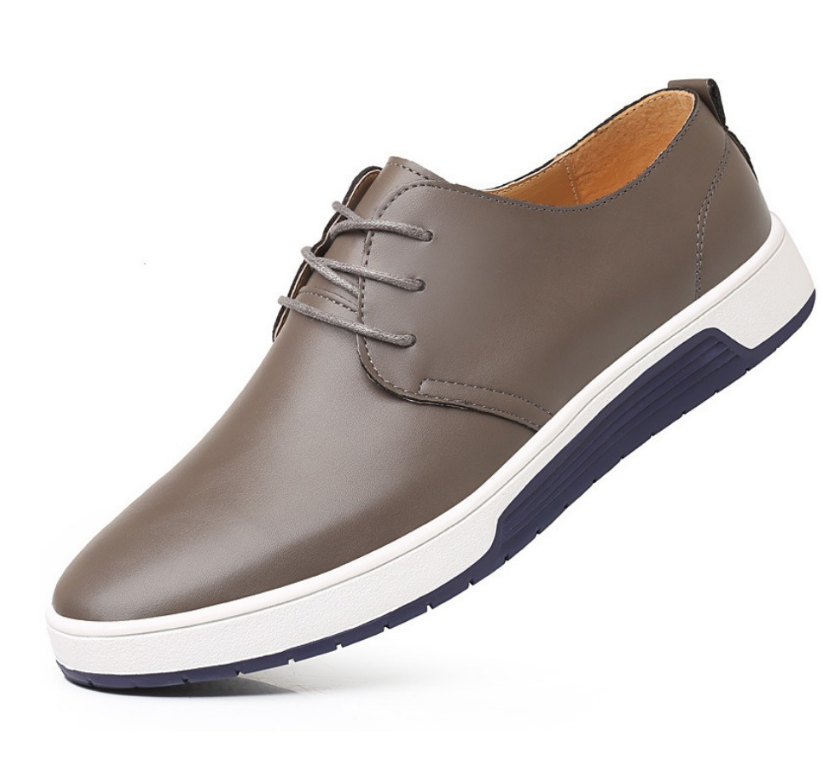 gray white & blue sole casual walking shoe sneakers