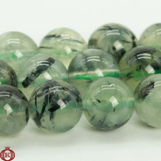 light green prehnite gemstone beads