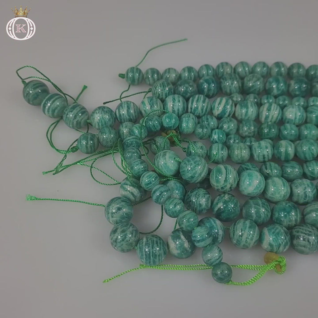 russian amazonite beads video