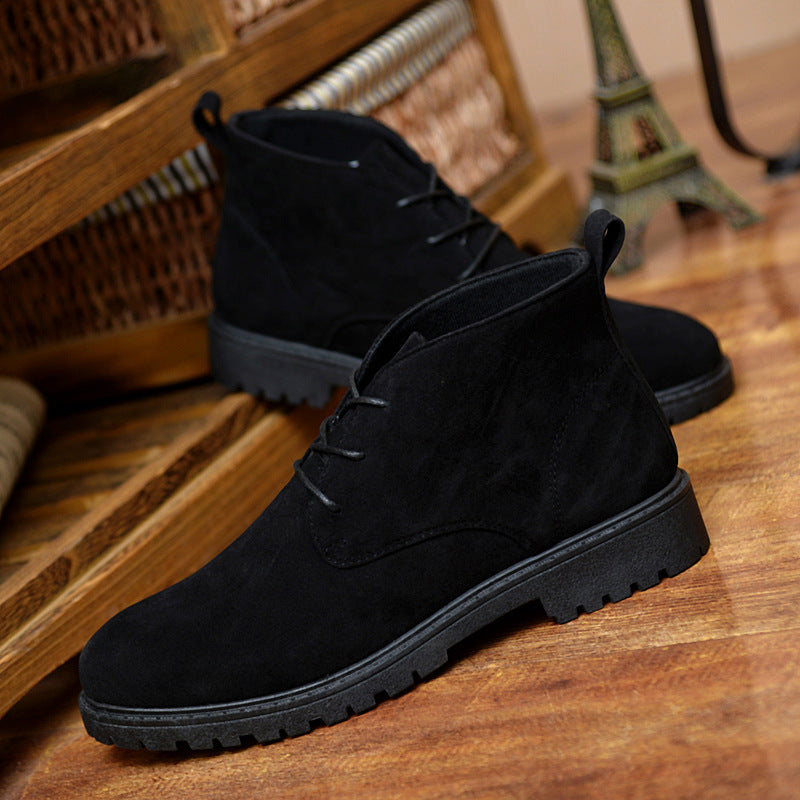 black suede chukka boots