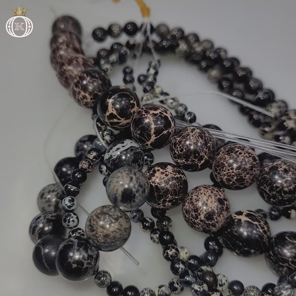 black sea sediment imperial jasper beads video