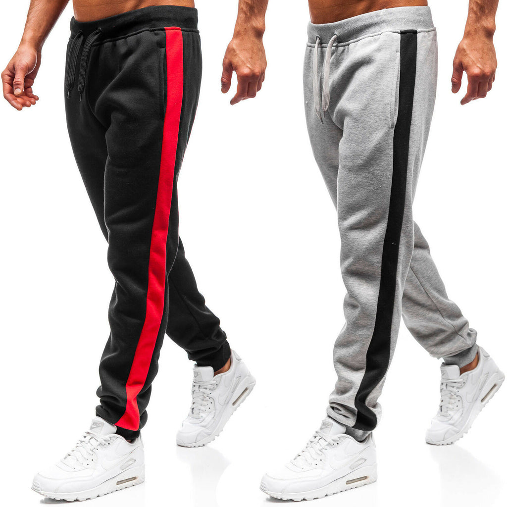 stripe athletic sweat pants collection