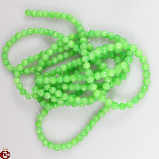 light green jade gemstone beads