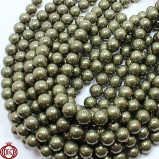 pyrite fools gold beads