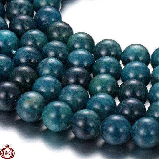 blue apatite gemstone beads