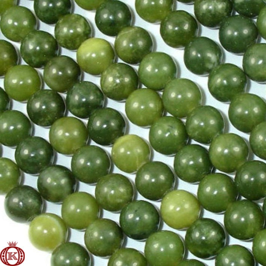 green canadian jade gemstone beads