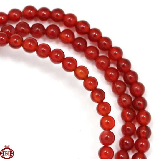 fire orange carnelian gemstone beads