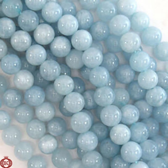 aquamarine gemstone bead strands