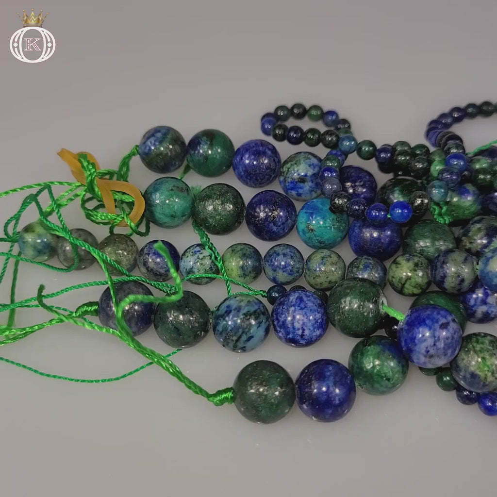 chrysocolla gemstone beads video