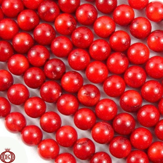 wholesale red bamboo coral gemstone beads