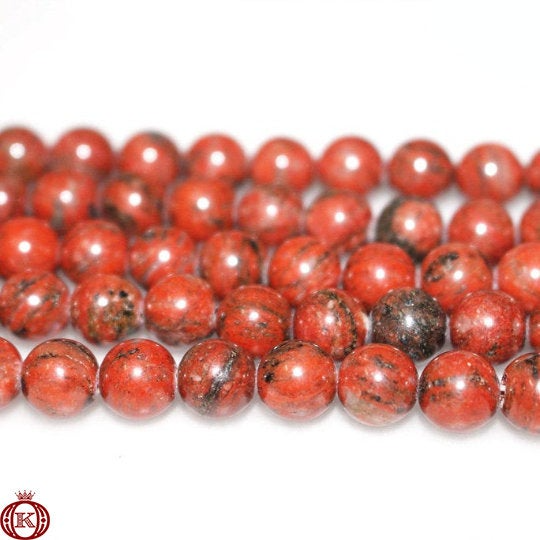 quality red sesame jasper gemstone beads