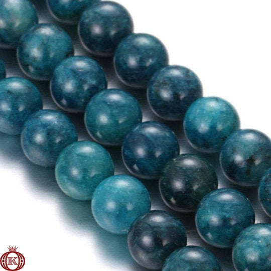 dark blue apatite gemstones
