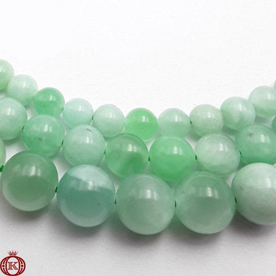 light green jade beads