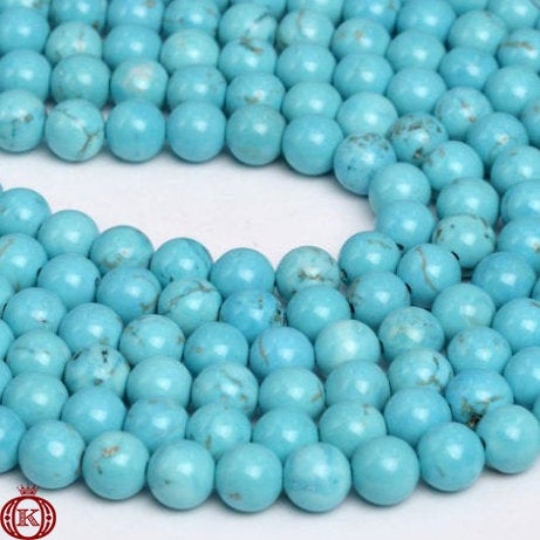 turquoise magnesite beads
