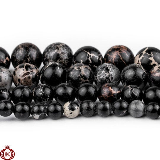 black sea sediment jasper beads