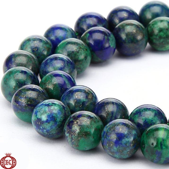 round chrysocolla gemstone beads