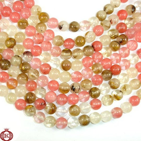 discount fire cherry quartz gemstone beads