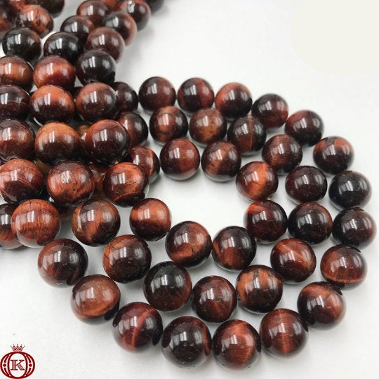bulk red tiger eye gemstone beads
