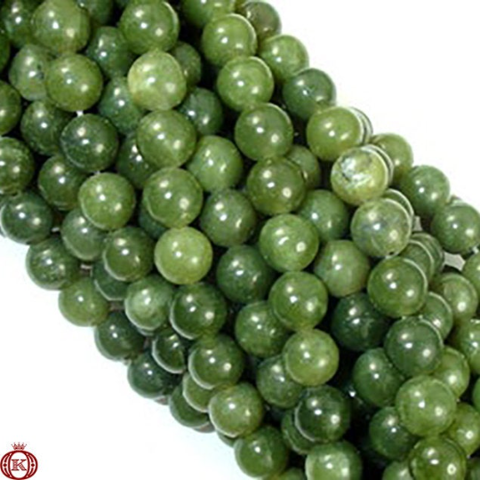 olive green canadian jade beads