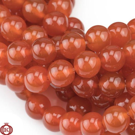 orange carnelian beads