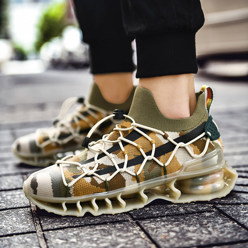 olive green camo sneakers