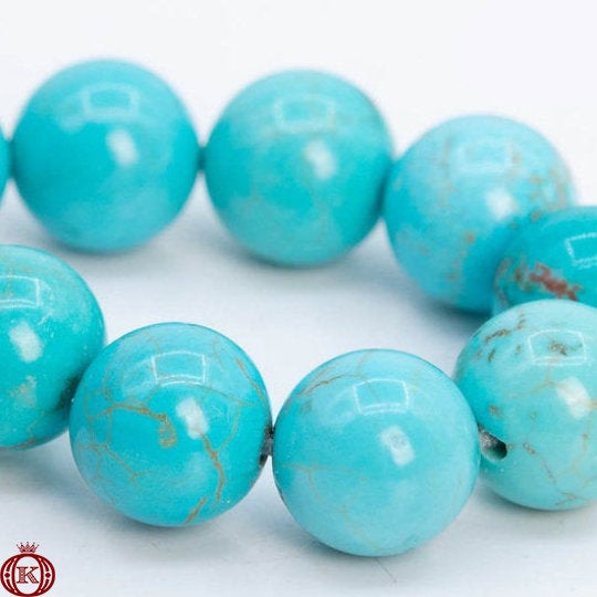 quality turquoise magnesite gemstone beads