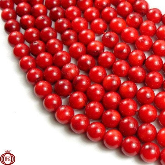 quality red bamboo coral gemstone beads