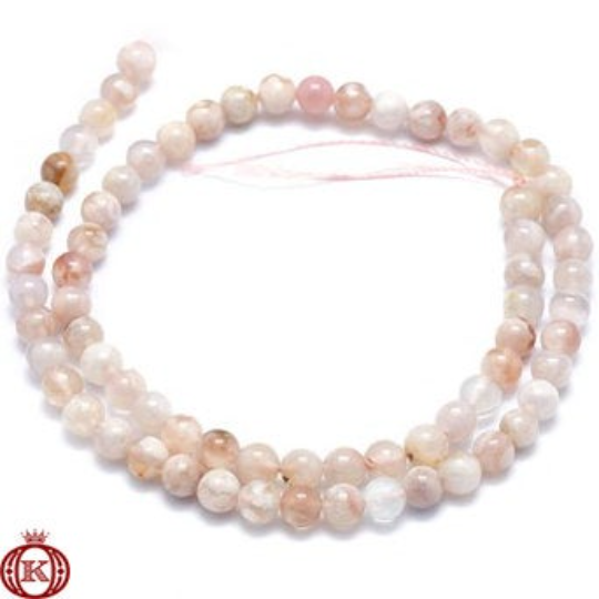 wholesale cherry blossom sakura flower agate gemstone beads