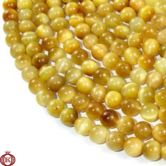 quality golden yellow tiger eye gemstone beads