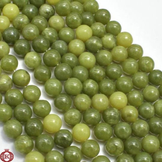 light green canadian jade gemstone beads