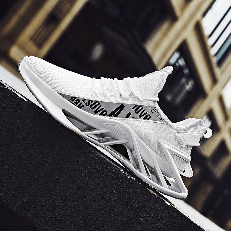 white canvas athletic sneakers