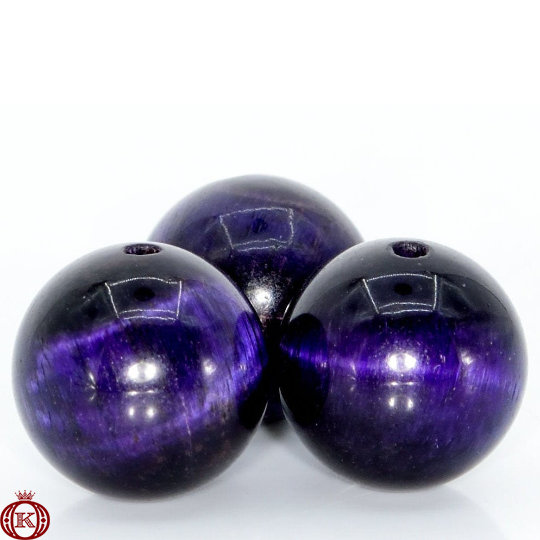 quality purple tiger eye gemstone beads