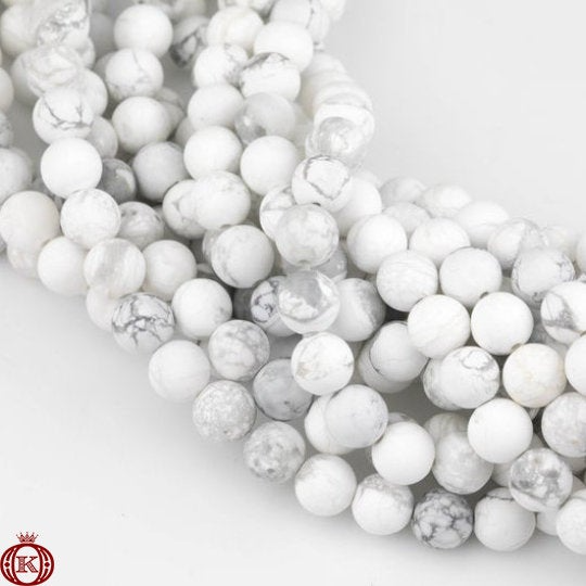 discount white howlite gemstone beads