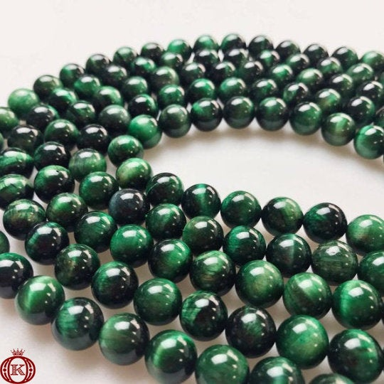 wholesale green tiger eye gemstone beads