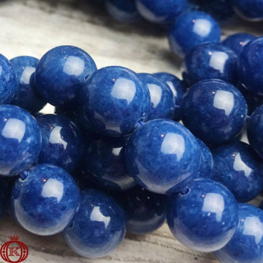 quality blue sapphire quartz gemstone beads