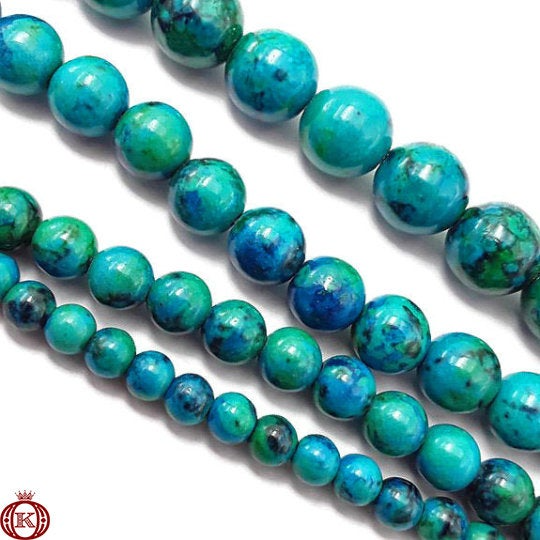 azurite gemstone beads